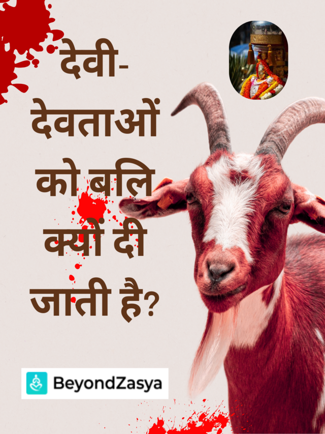 देवी देवताओं को बलि क्यों दी जाती है
