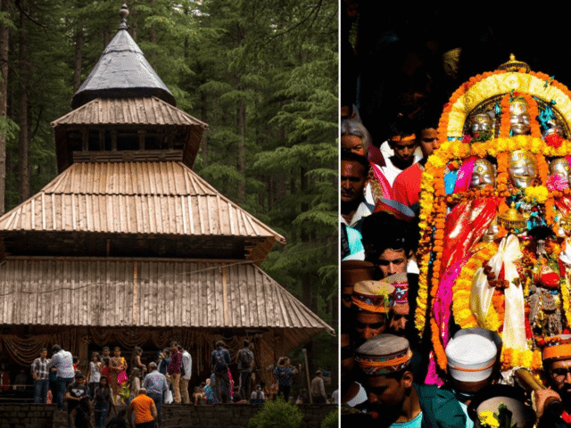हिडिंबा देवी मंदिर मनाली: जहाँ होती है चरणचिह्न की पूजा और जो कुल्लू राजपरिवार की दादी मानी जाती हैं।